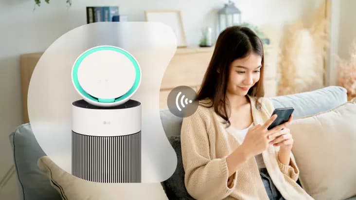 Smart living begins with LG ThinQ™