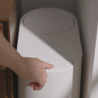 Hidden Handle & Cord: Portable by Design