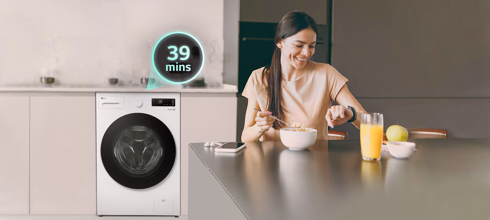 Get Fresh Laundry in just 39 minutes