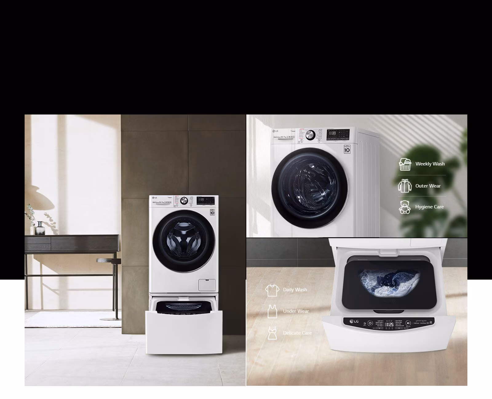 Available with TWINWash™ Mini