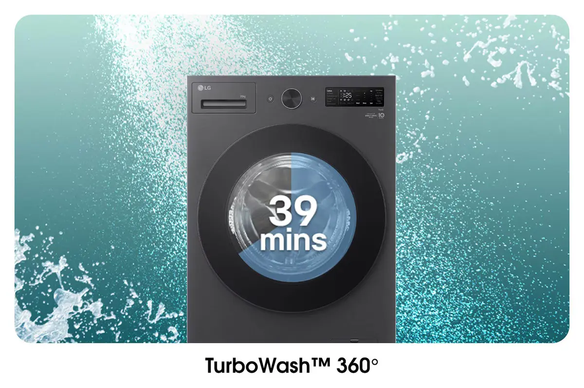 20kg Front Load Washer with AI Direct Drive™ and TurboWash™ - Image 12