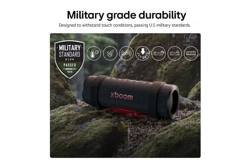 LG xboom Grab by will.i.am | Bluetooth Speaker | xboom Signature Sound with Ultimate Portability - Image 15