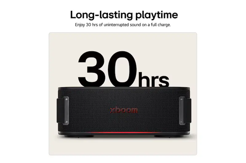 LG xboom Bounce by will.i.am | Bluetooth Speaker | xboom Signature Sound with Upward Passive Radiators - Image 14