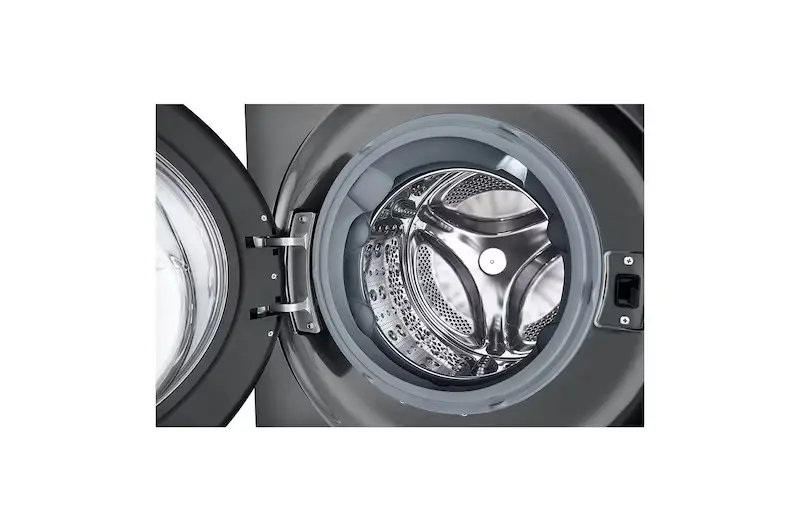 LG WashTower™ 14kg/10kg All-in-One AI Smart Washer Dryer - Black Steel - Image 9
